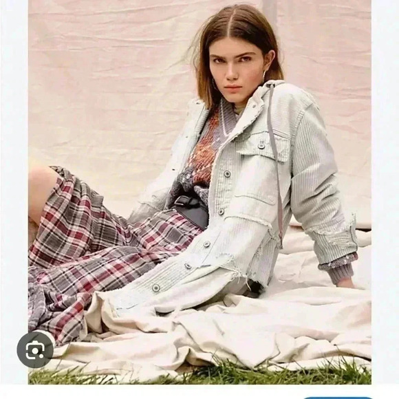 We The Free Jackets & Blazers - We The Free Okinawa Denim Duster Size XS Free People Hooded Jacket